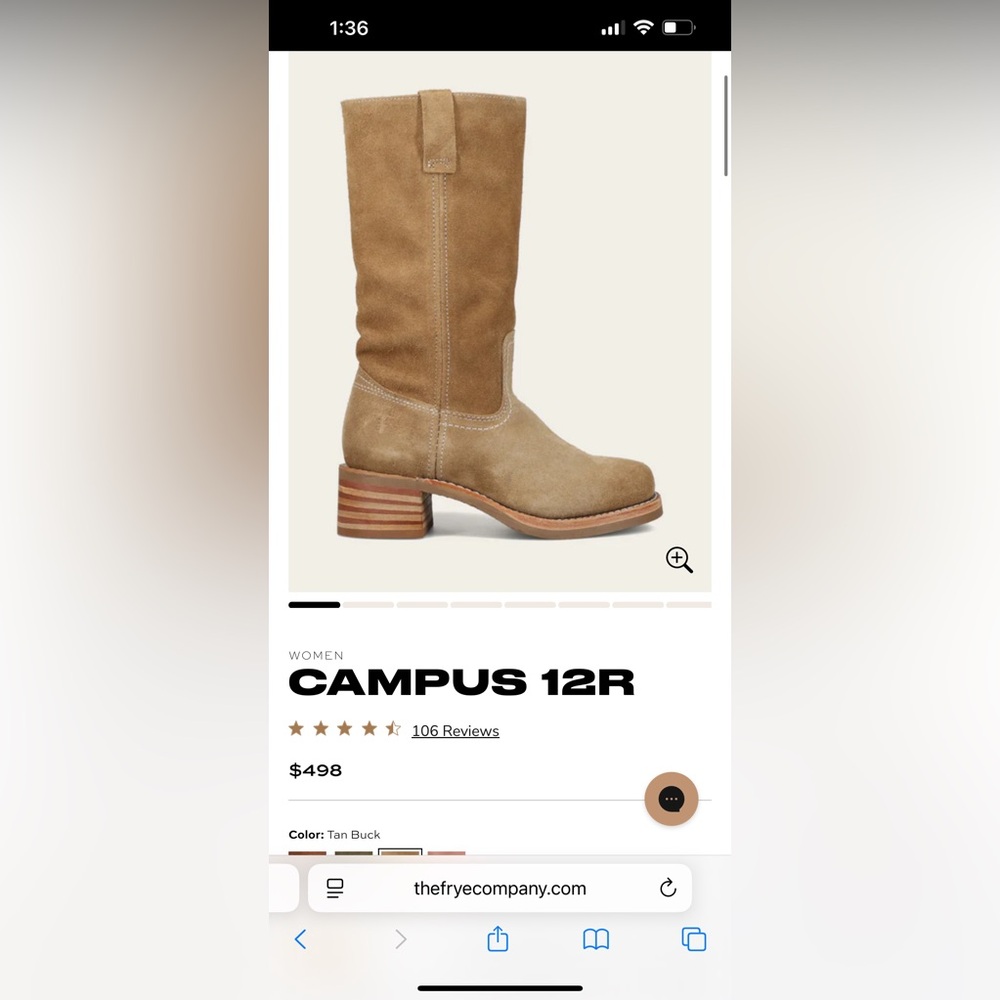 Brand new Frye campus boots!